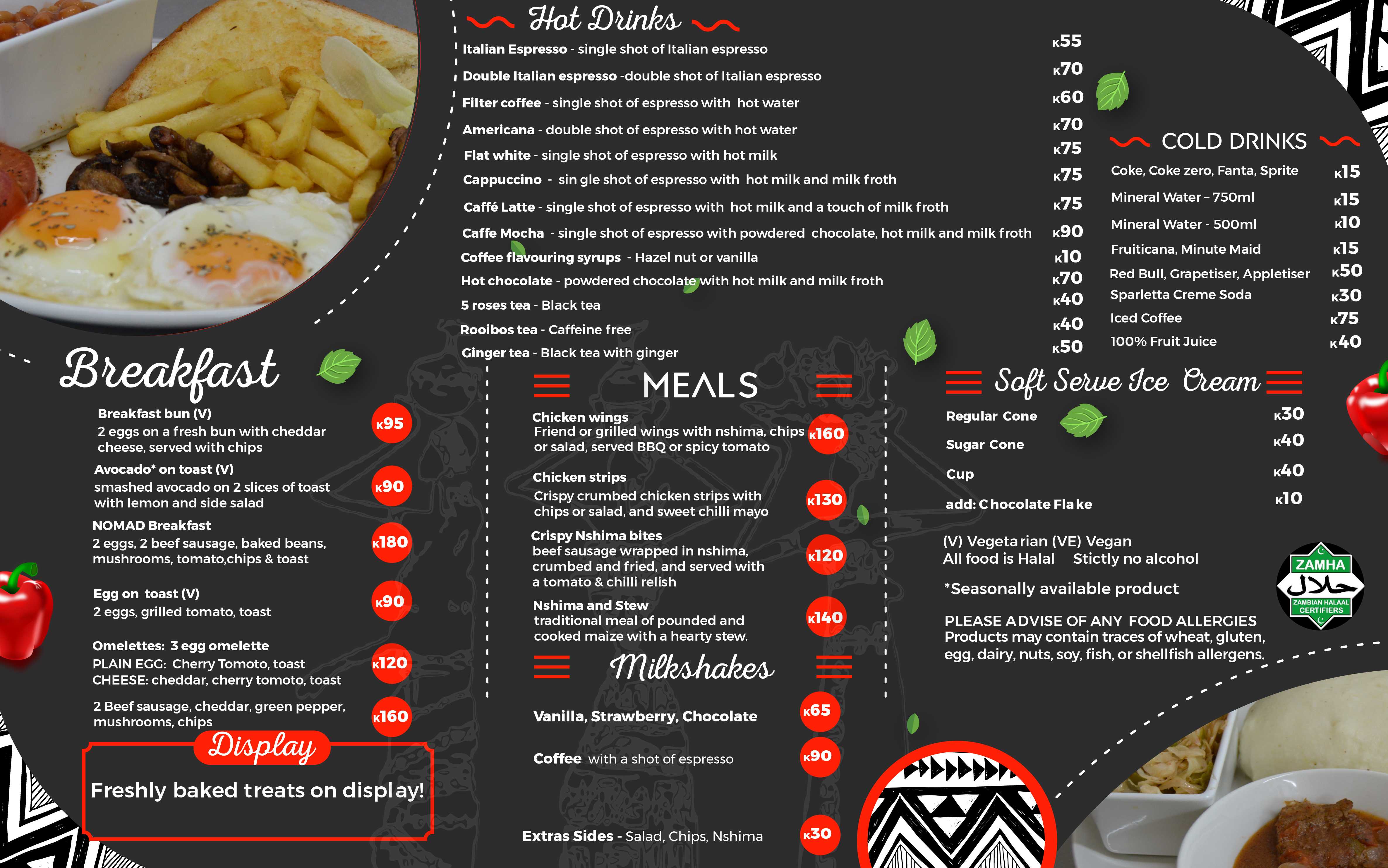 Menu Front